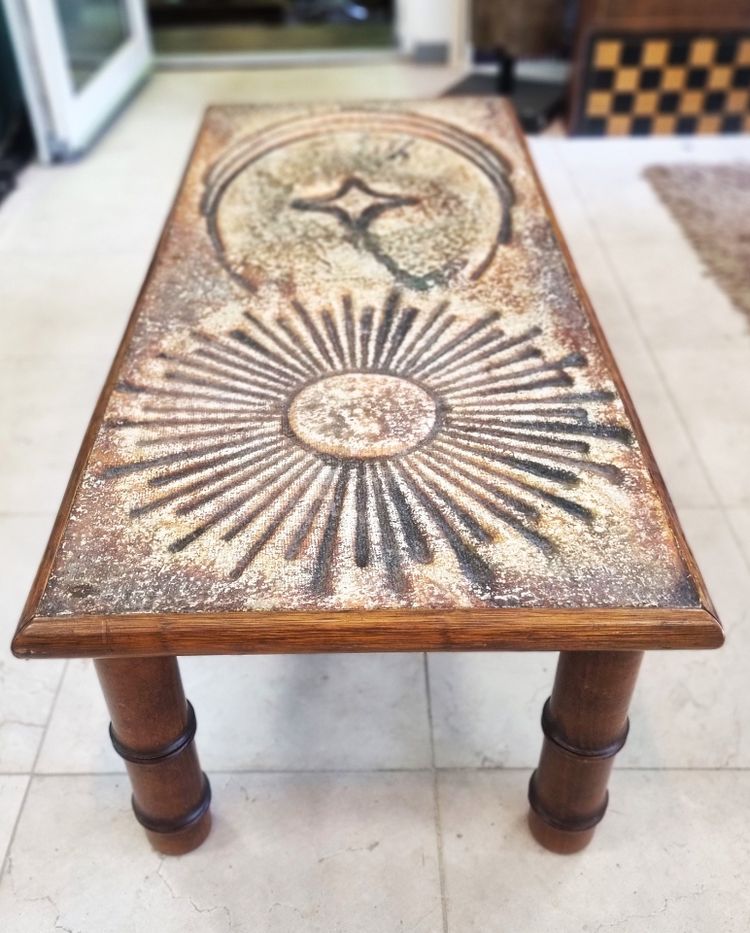 Table Basse Vallauris Pierre de lave