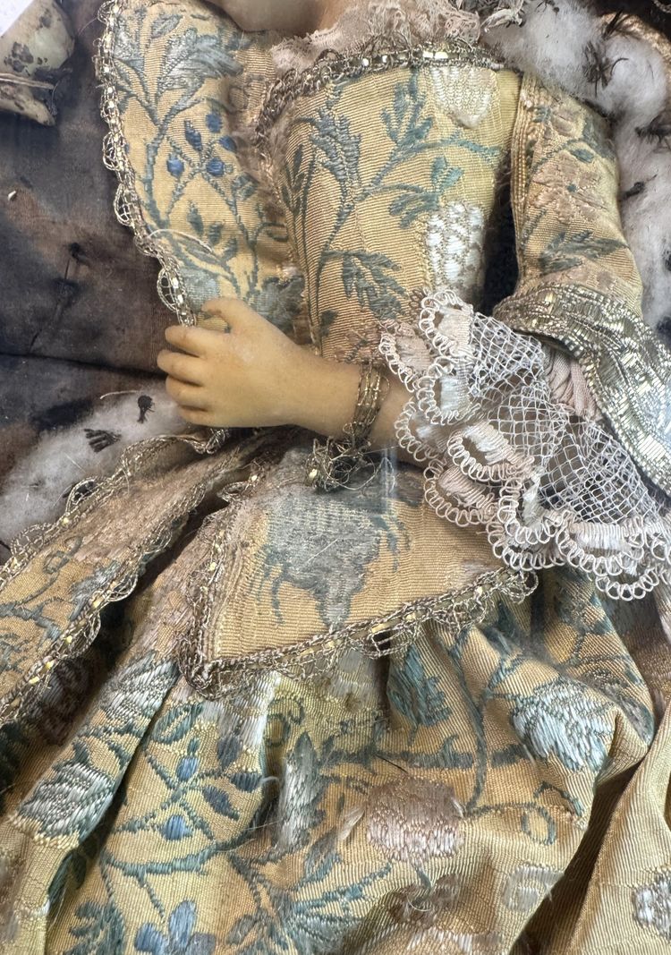 Dressed wax Saint Mary Magdalene - 18th century