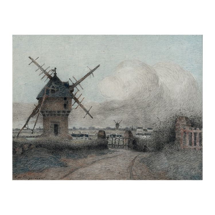 Ferdinand Loyen du Puigaudeau (1864-1930) - I mulini di Guérande
