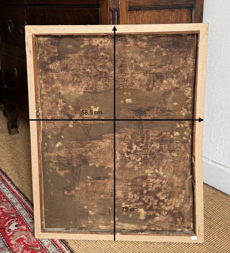 Basse-cour , 18th century wood paneling