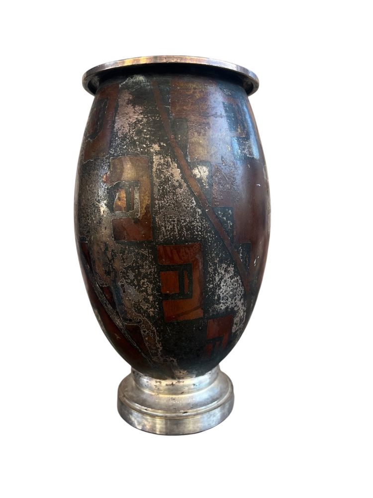 VASE AUS KUPFER - CHRISTOFLE / LUC LANEL - ART DECO - FRANKREICH - 20. JAHRHUNDERT