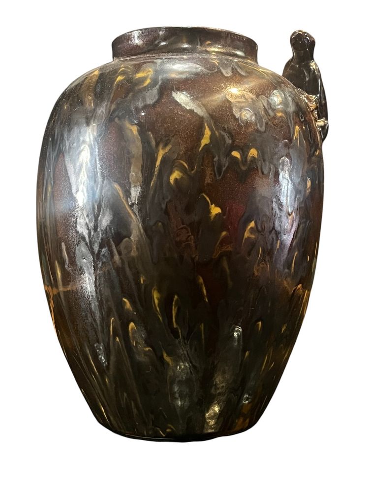 VASE - ART DECO - SALAMANDER - ST CLEMENT - FRANKREICH - XX ÈME
