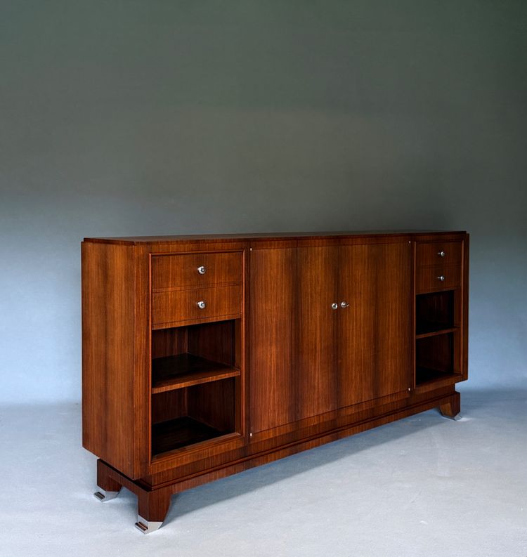 Art-Deco-Epoche Enfilade Buffet, Jules Leleu zugeschrieben