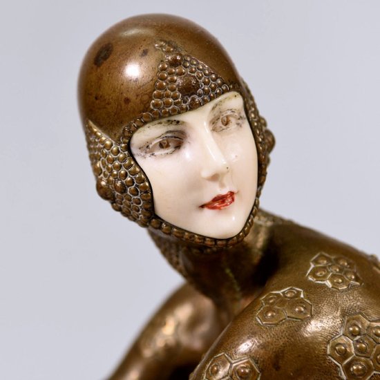 "Tanara" Chryséléphantine Danseuse de Chiparus 1930