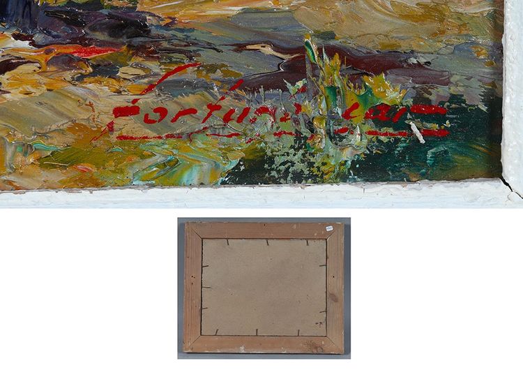 Fortuné CAR 1905/1970, 70 cm, La Méditerranée , Côte d’Azur, Sud de la France