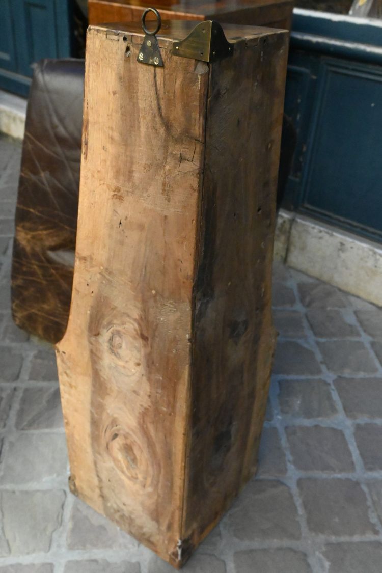 Louis XVI period veneered corner cupboard