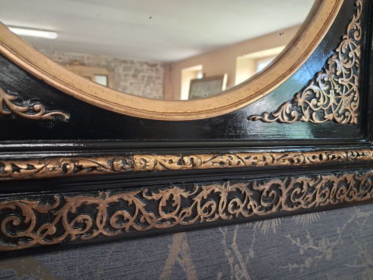 Napoleon III period mirror 72x 62 cm