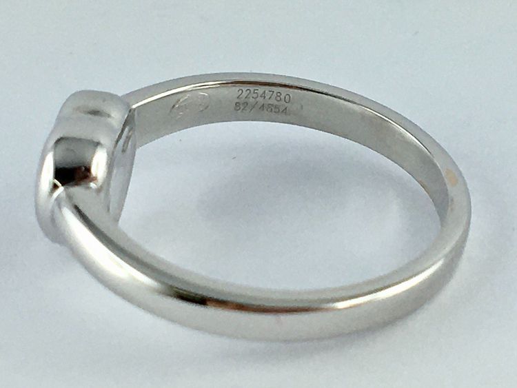 Bague Chopard Happy Diamonds Cœur Or Blanc Et Diamant