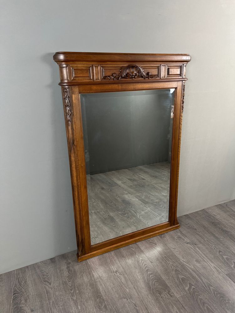Miroir en bois sculpté, fin XIXe / début XXe siècle