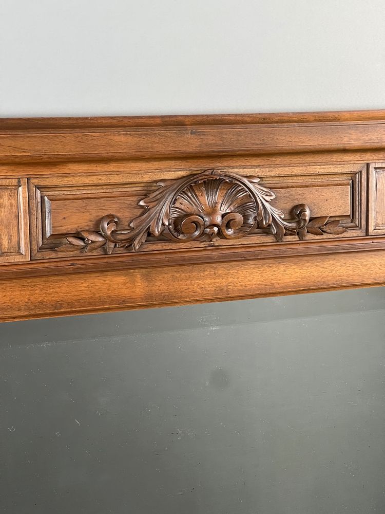 Miroir en bois sculpté, fin XIXe / début XXe siècle