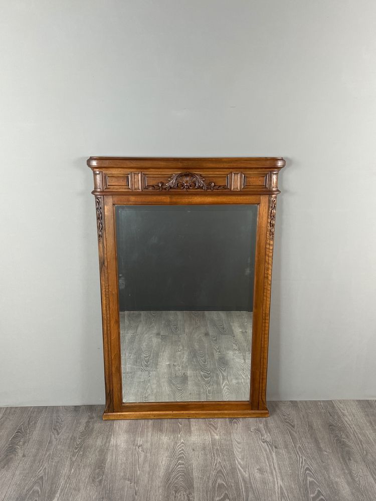 Miroir en bois sculpté, fin XIXe / début XXe siècle