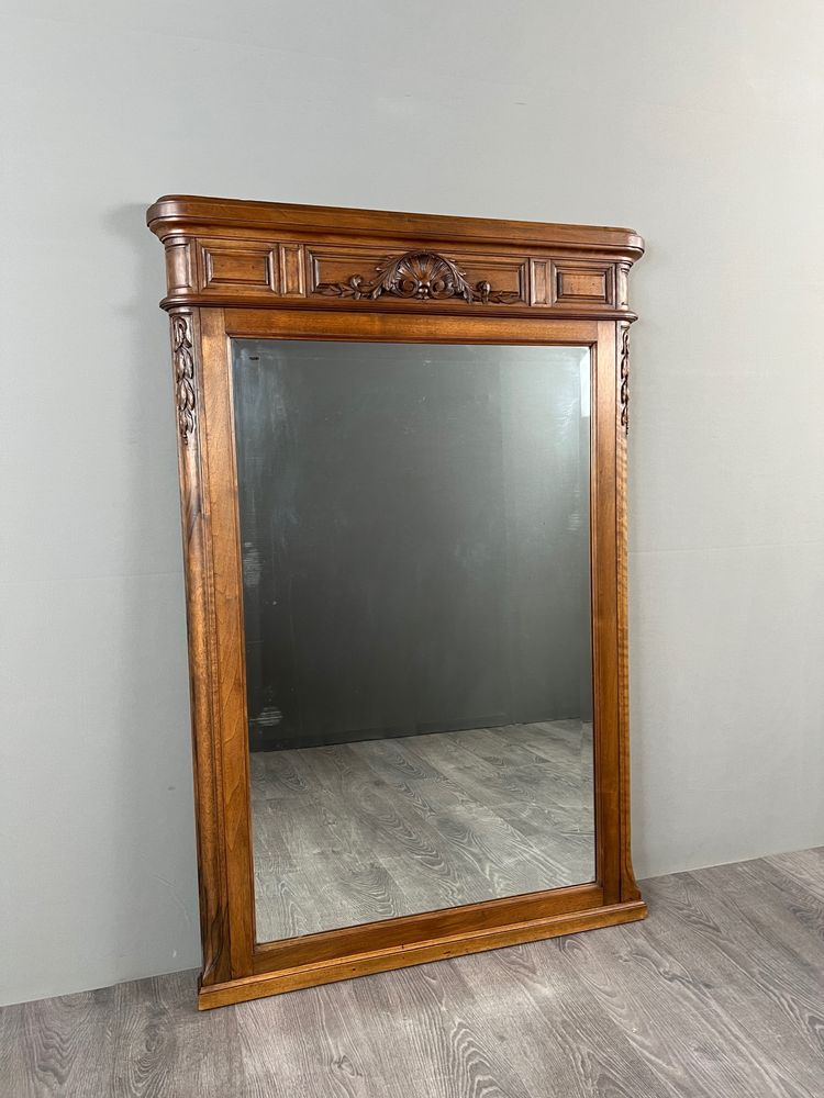 Miroir en bois sculpté, fin XIXe / début XXe siècle