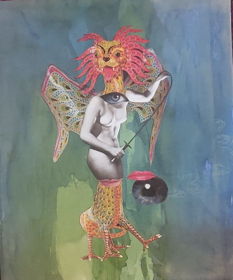 Micky PAPOZ - (1949 - ...) - 3 collage - Acquerelli originali - 1997 circa -