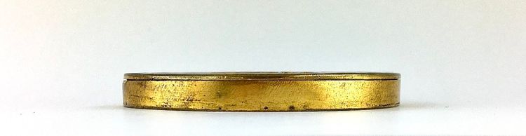 Line VAUTRIN , la Traversée du Désert, poudrier en bronze doré Circa 1950