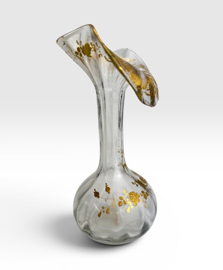 Baccarat - Jugendstil-Vase Modell Jack in the Pulpit.