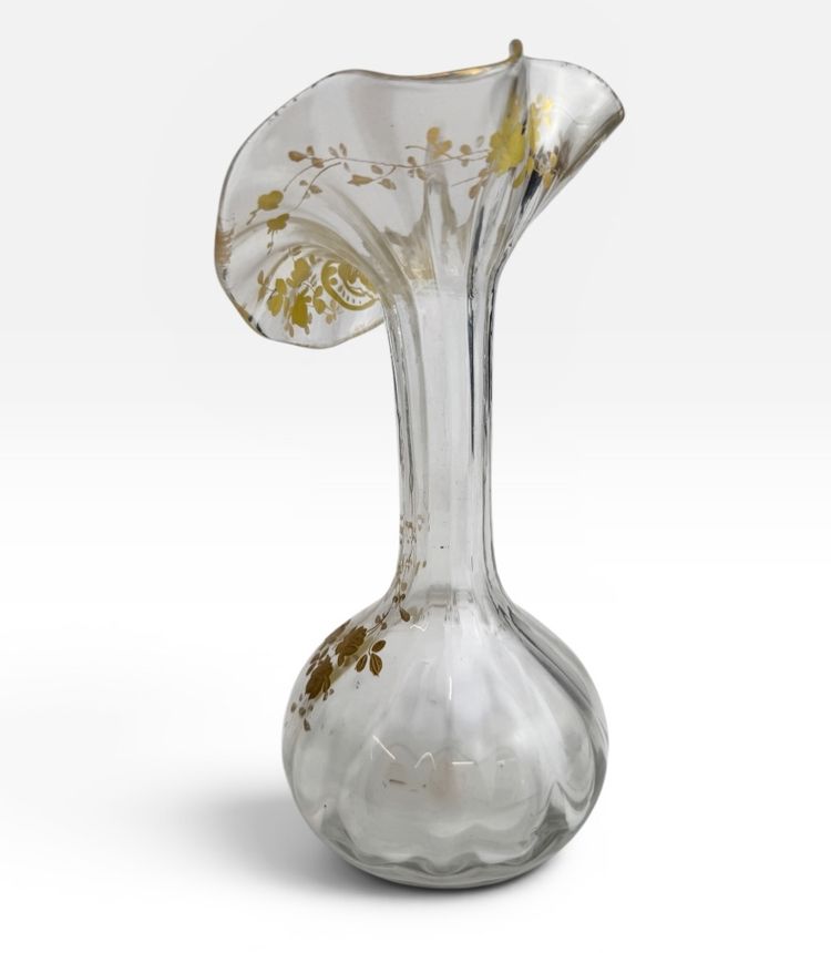 Baccarat - Jugendstil-Vase Modell Jack in the Pulpit.