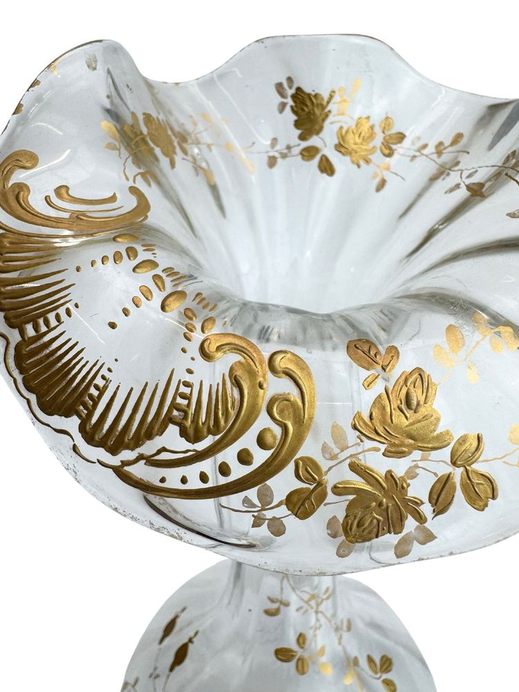 Baccarat - Jugendstil-Vase Modell Jack in the Pulpit.