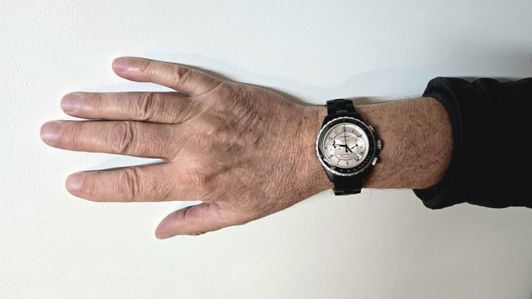 Chanel J12 Superleggera Uhr Schwarz Automatisch Keramik, Kautschuk, Aluminium
