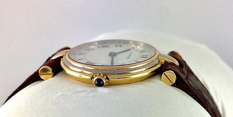 Cartier Vendôme 3 Golduhr, 2015, Quarz, Komplettset mit Box und Papieren