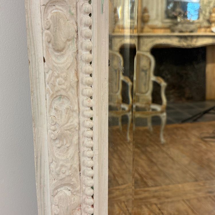 Grand miroir XIXe de style régence