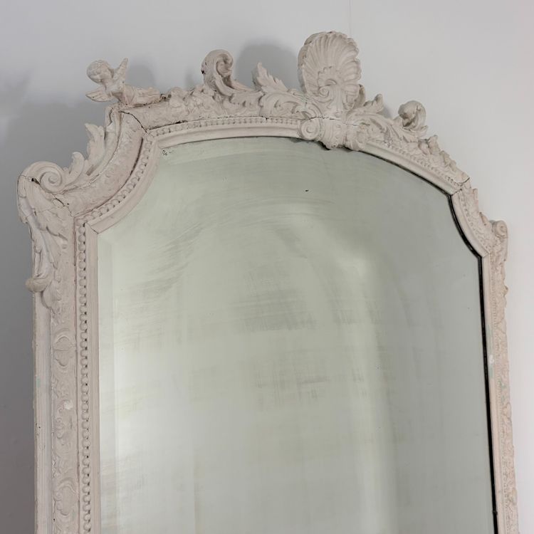 Grand miroir XIXe de style régence