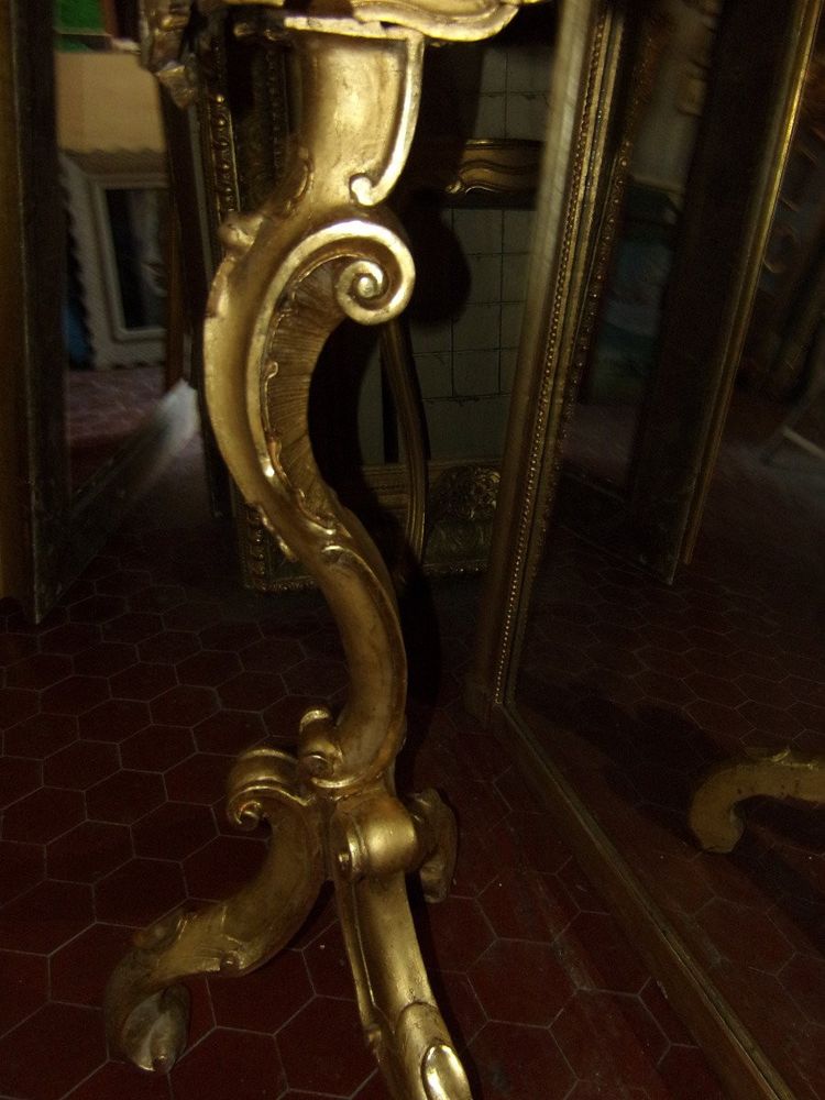 Console originale,  En Bois Doré, époque 19ème.