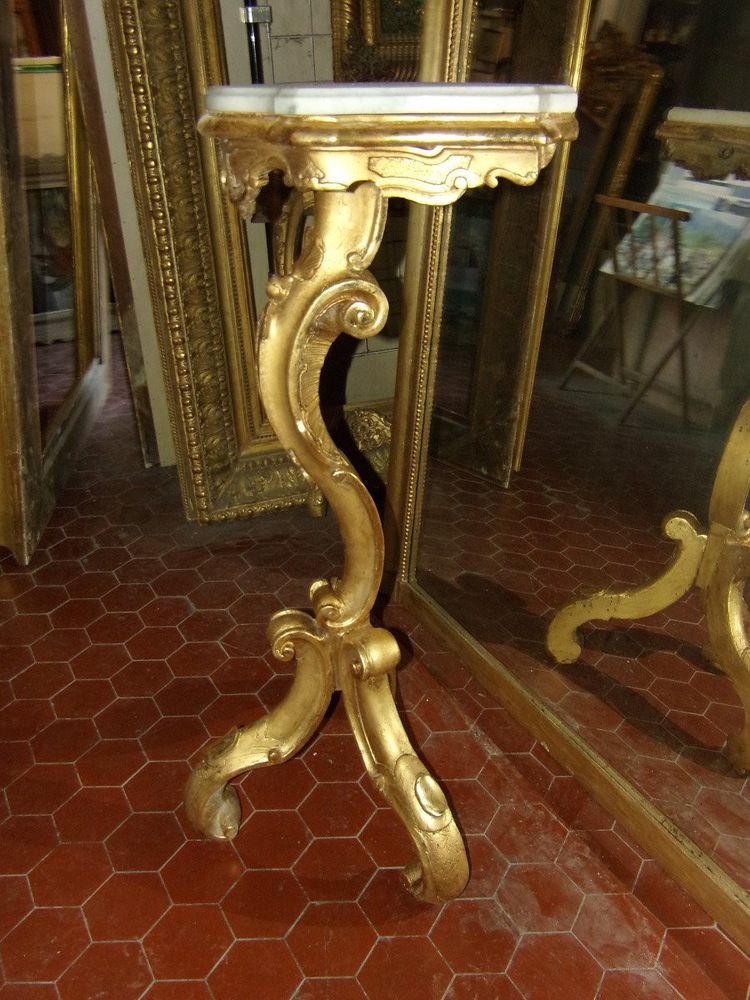 Console originale,  En Bois Doré, époque 19ème.