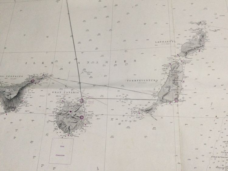 Grande carte marine « Côtes Ouest d’Afrique »