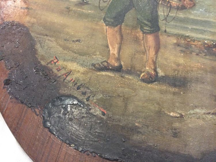 Peintures sur palettes 