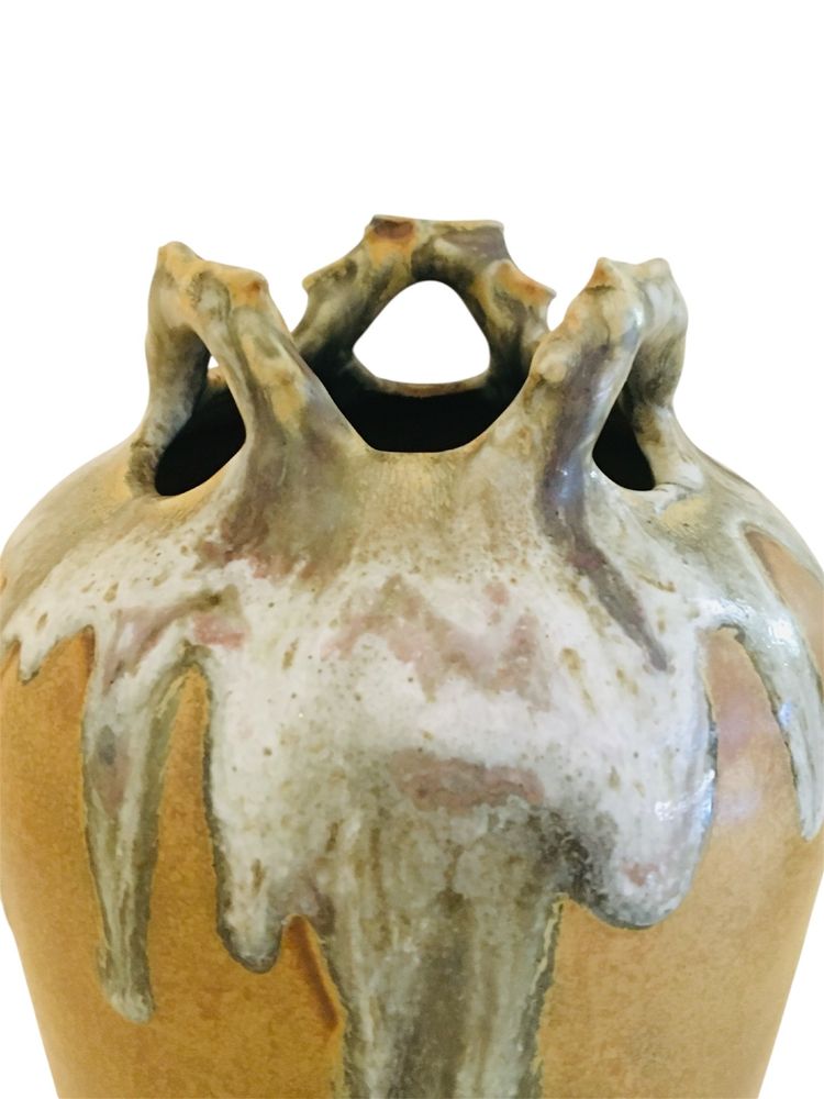 Paire de Vases en Grès, Signés, Années 1950/60