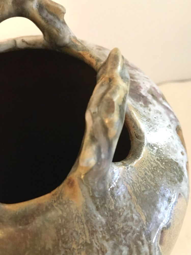 Paire de Vases en Grès, Signés, Années 1950/60