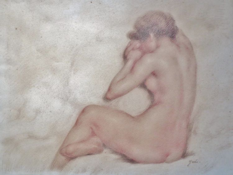 Nu dessiné à la Sanguine. 