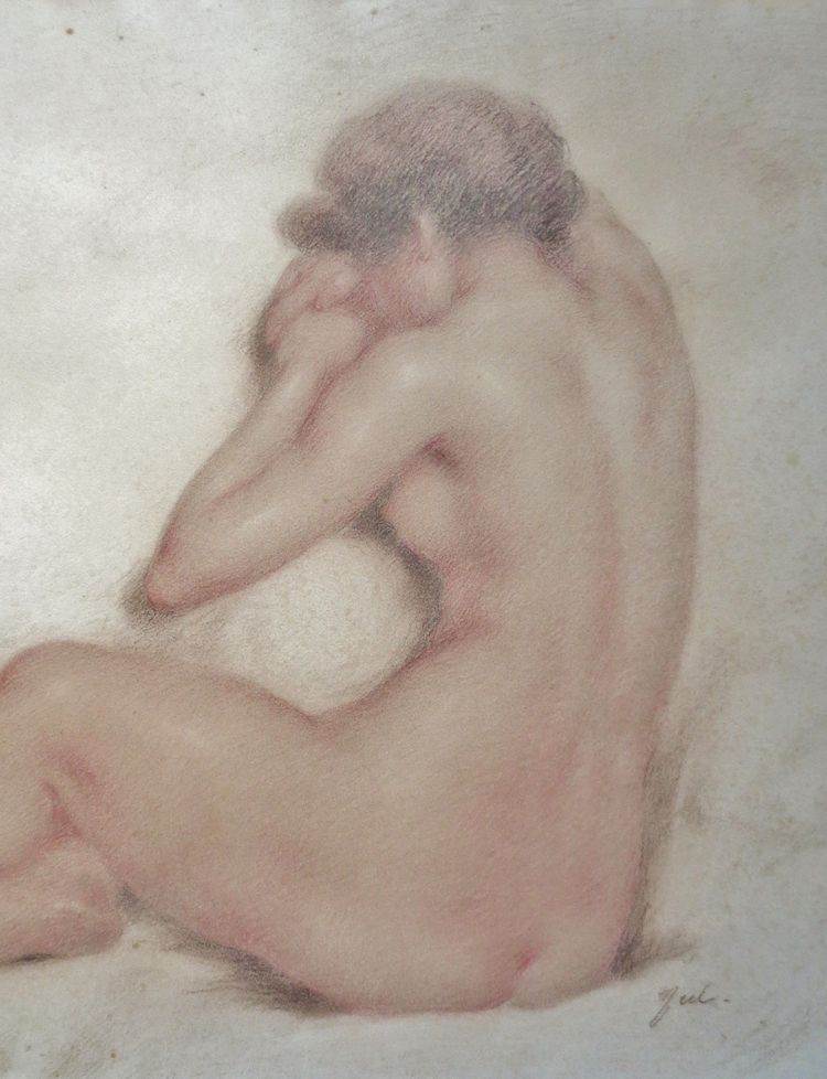 Nu dessiné à la Sanguine. 