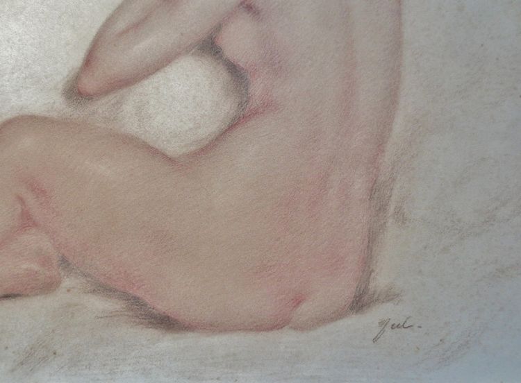Nu dessiné à la Sanguine. 
