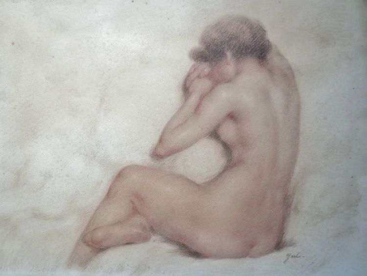 Nu dessiné à la Sanguine. 