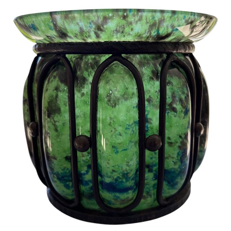 ANDRÉ DELATTE pâte de verre Art Déco 