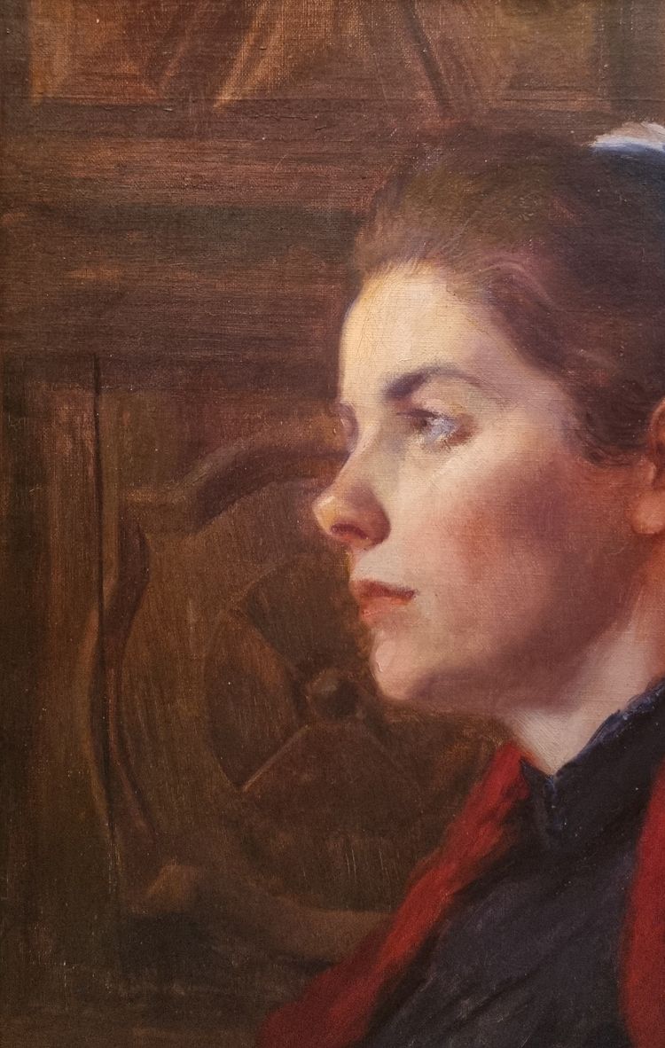 Angelo Della VALLE - Ritratto di donna