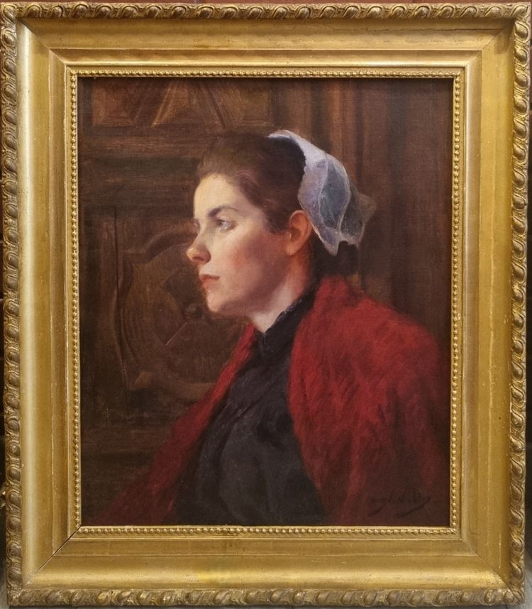 Angelo Della VALLE - Ritratto di donna