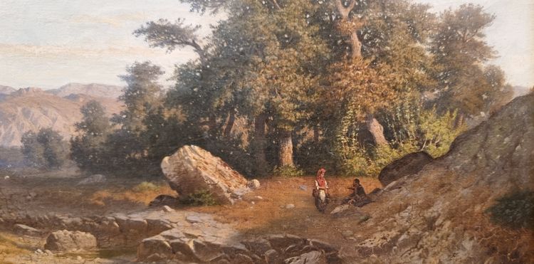 Pierre THUILLIER (Attribué à) - Paysage montagneux