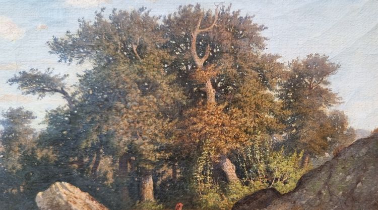 Pierre THUILLIER (Attribué à) - Paysage montagneux