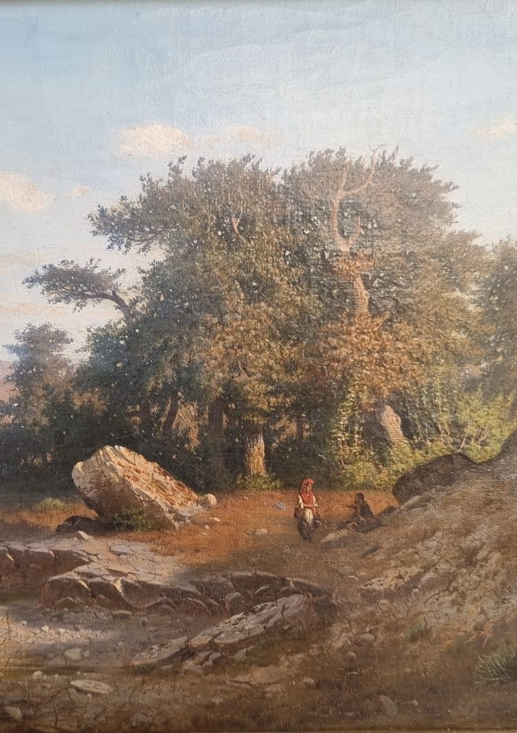 Pierre THUILLIER (Attribué à) - Paysage montagneux