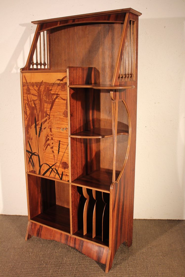 Art Nouveau shelving unit