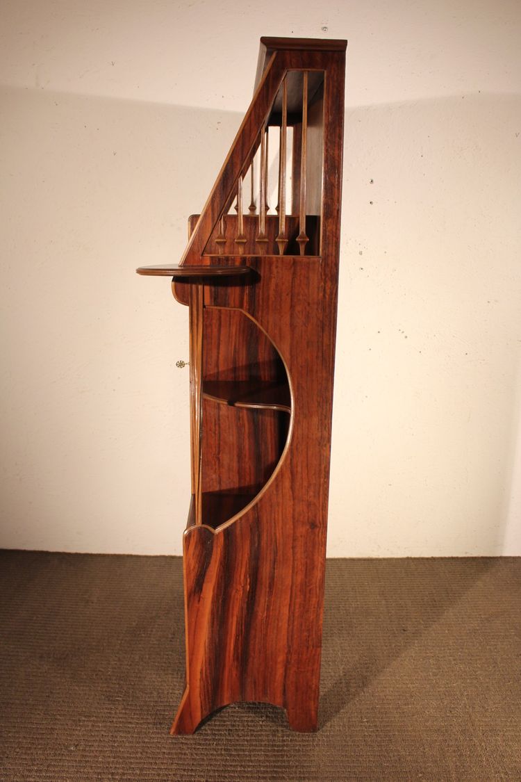 Art Nouveau shelving unit
