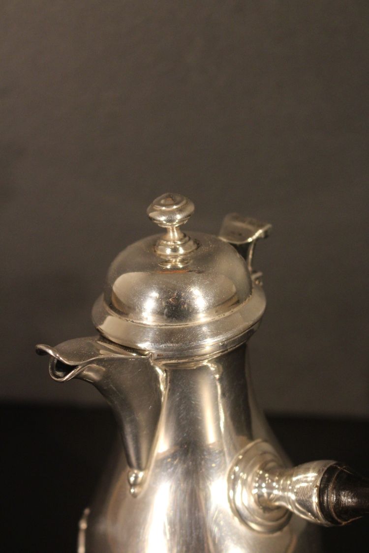 Small silver teapot