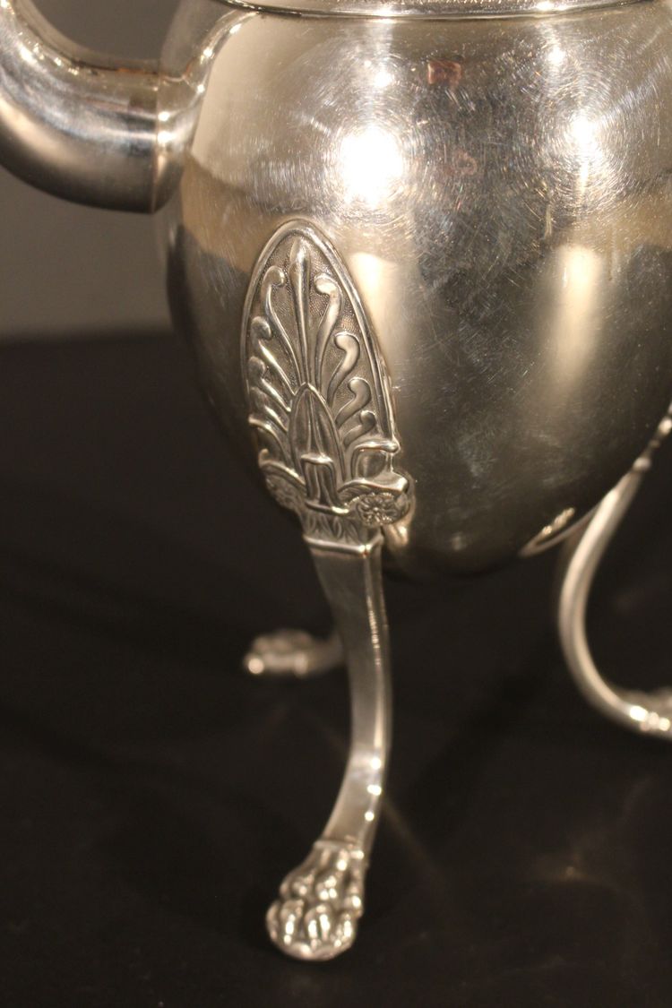 Empire silver teapot