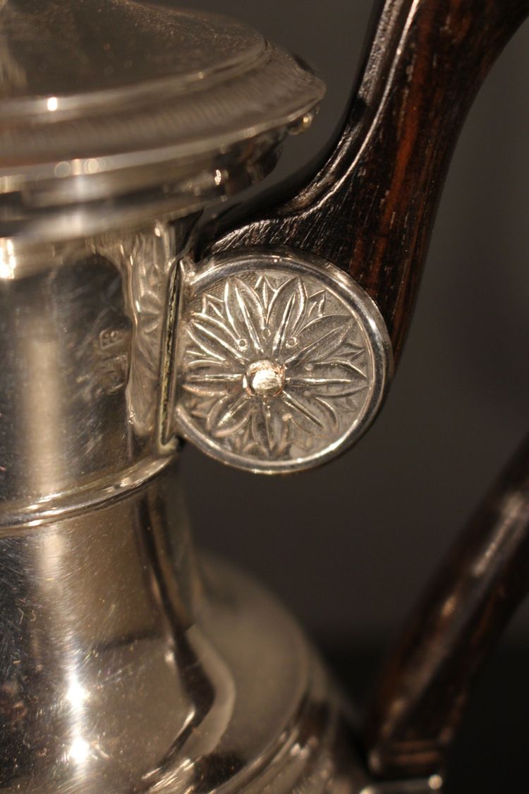 Empire silver teapot