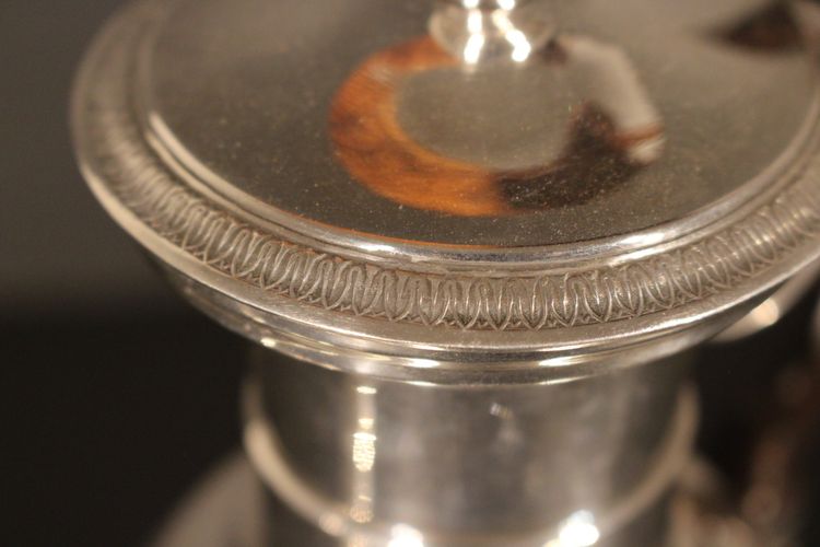 Empire silver teapot