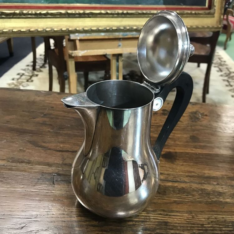 Silver-plated metal teapot, Ercuis