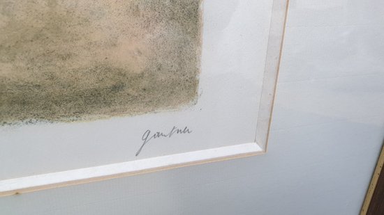 Epreuve d'artiste B.Gantner seconde moitié XXe