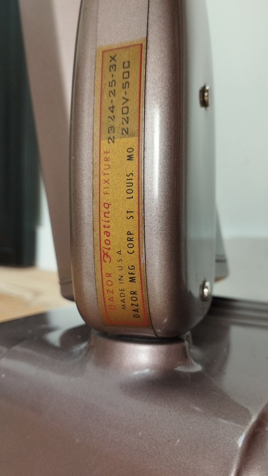 Lampada industriale DAZOR del 1950 circa